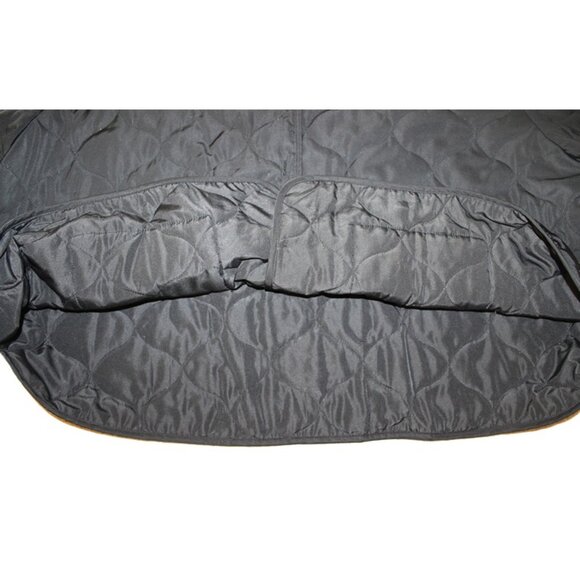 H&M Oversized Quilted Jacket in Black (3XL) Boxy Fit Lightweight Outerwear - Picture 8 of 10
